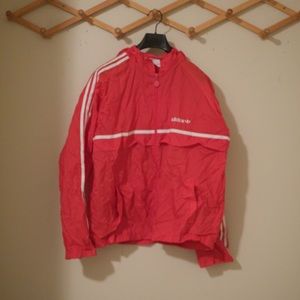 Red adidas wind breaker